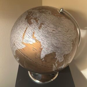 Large gold globe